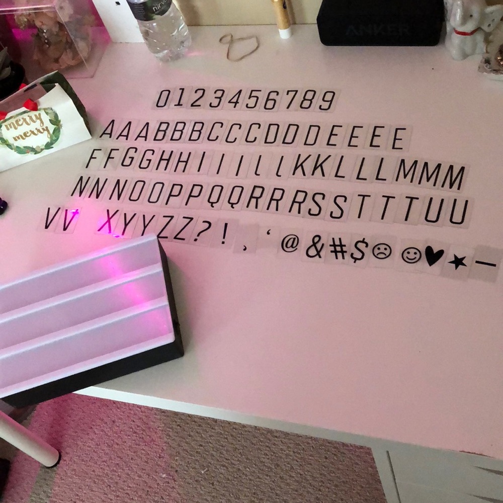 Light Up Word board